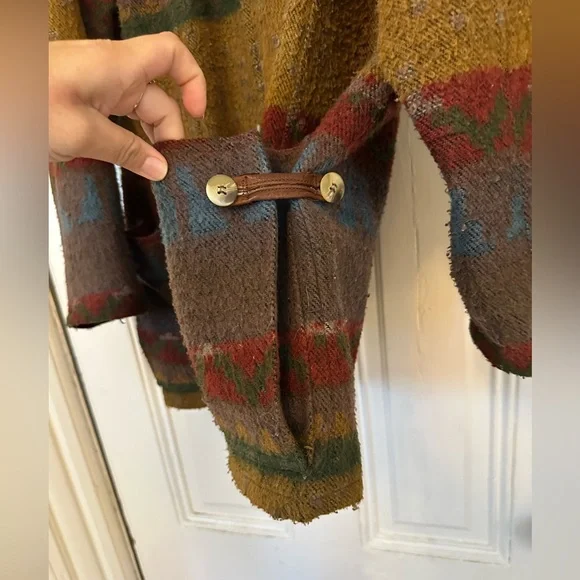 Vintage southwestern Multicolor Patterned Men's Jacket size M - Picture 11 of 15